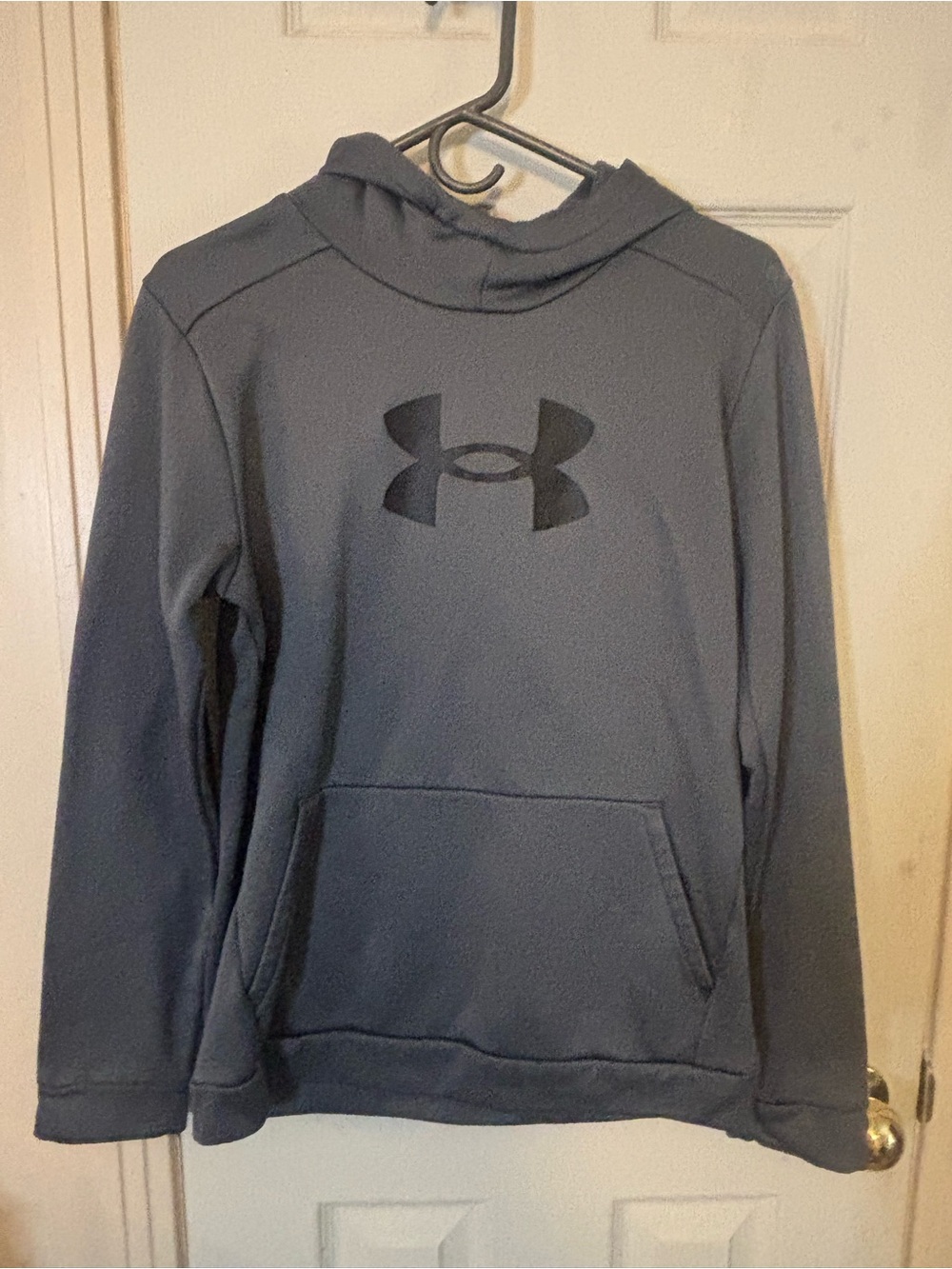 Under Armour Dark Gray Hooded Pullover Sweatshirt
